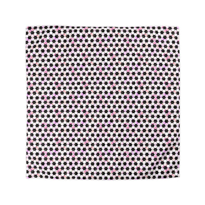 Pink Soccer Fever Microfiber Duvet Cover