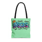 Pisces Street Art Canvas Tote Bag