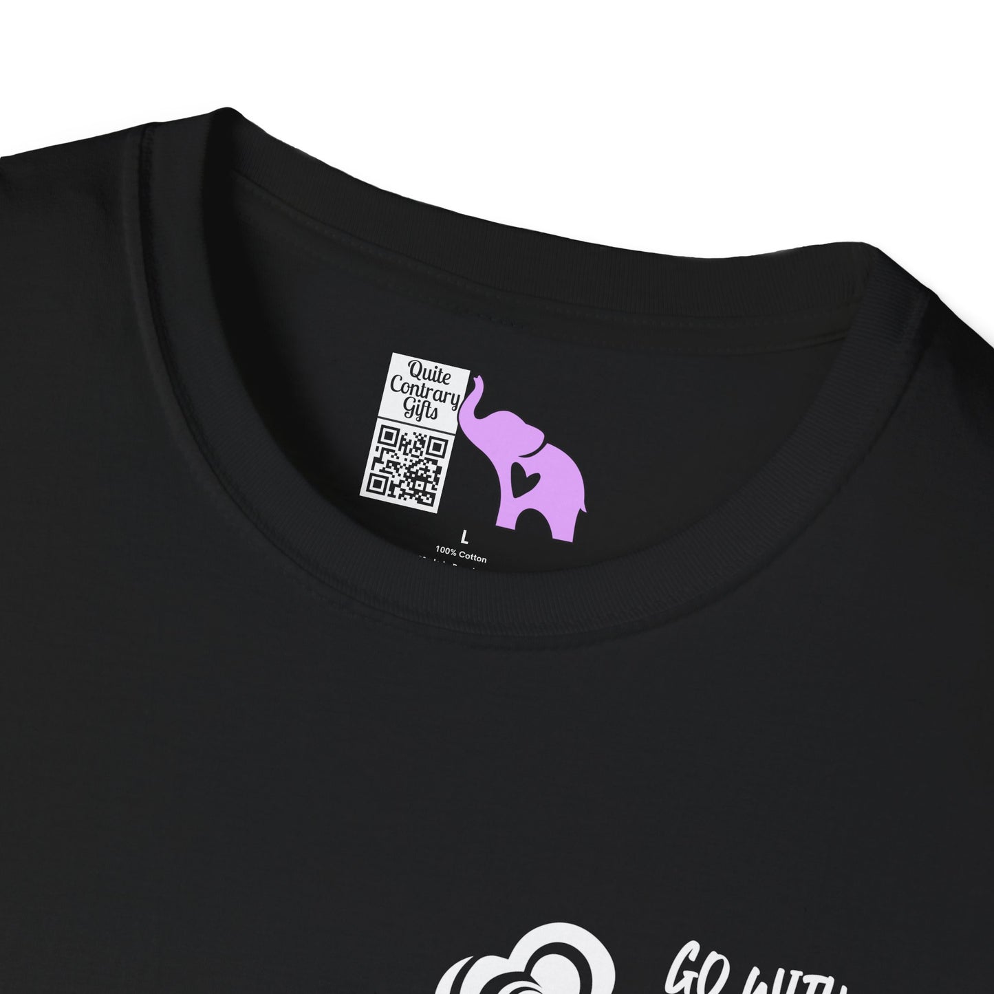 "Go With Purpose In Heart" Hinckley Quote Adult T-shirt