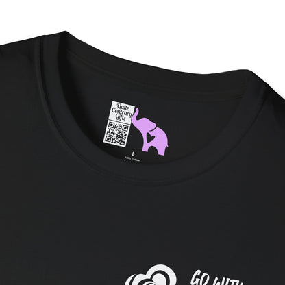 "Go With Purpose In Heart" Hinckley Quote Adult T-shirt