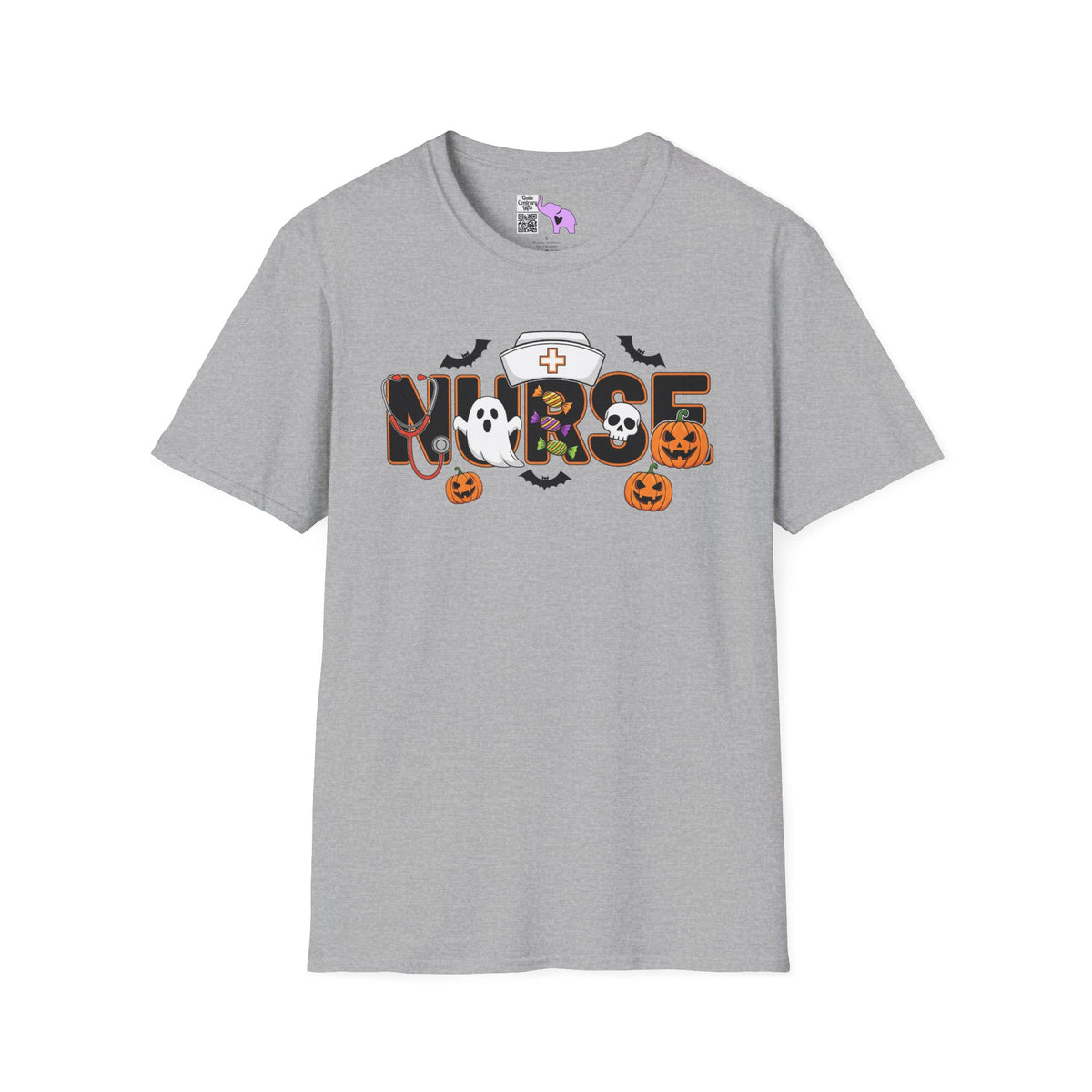 Fun Halloween Nurse Adult T-shirt