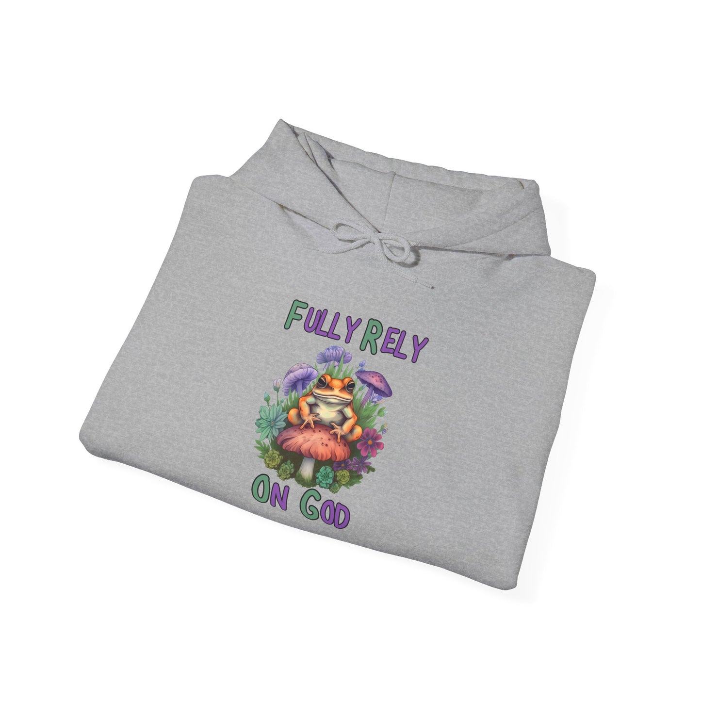 Fully Rely On God Heavy Blend™ Hooded Sweatshirt