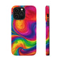 Tie Dye Color Swirl MagSafe® Compatible Tough Case for iPhone