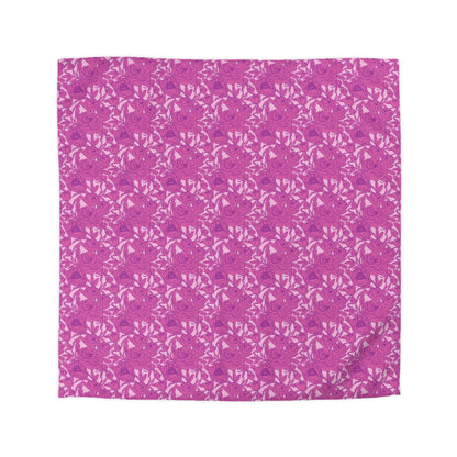 Blush Peony Garden Microfiber Duvet Cover