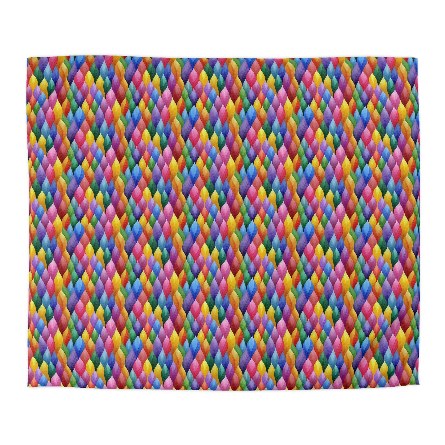 Vivid Vortex Microfiber Duvet Cover