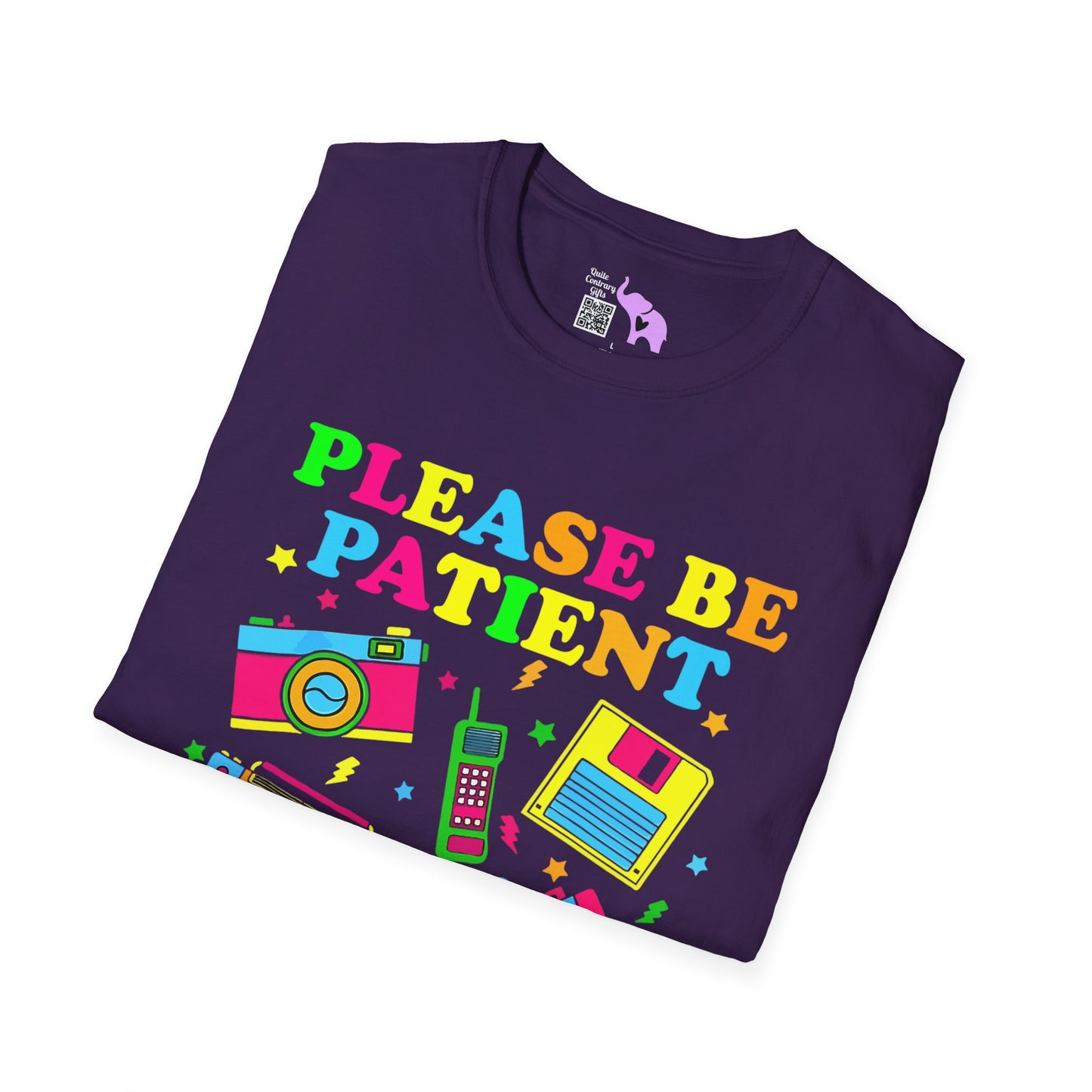 Please Be Patient With Me I'm From The 1900's (90s style) Adult T-shirt