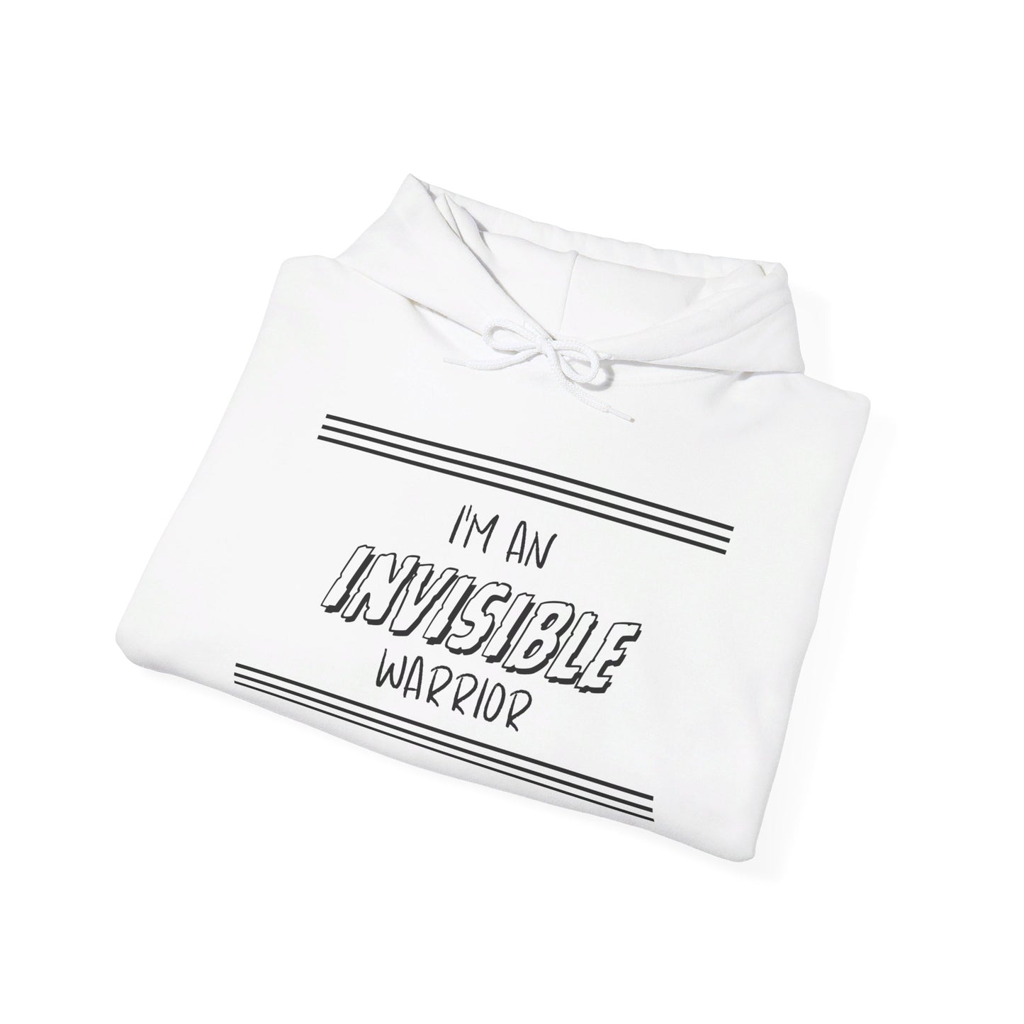 I'm An Invisible Warrior Heavy Blend™ Hooded Sweatshirt