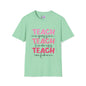 Teach Compassion, Kindness, Confidence Adult T-shirt
