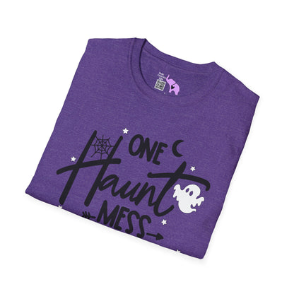 One Haunt Mess Adult T-shirt