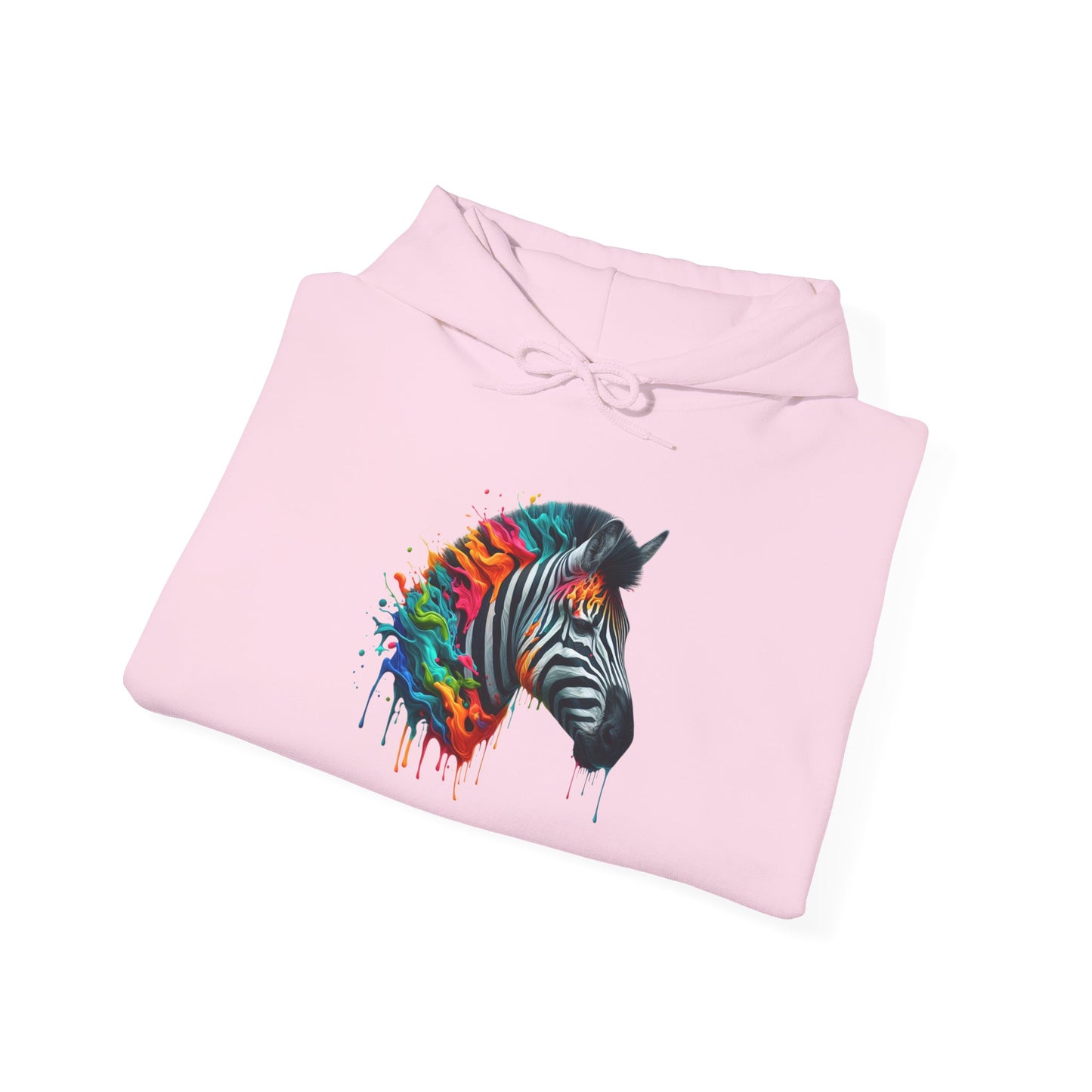 Colorful Zebra Heavy Blend™ Hooded Sweatshirt