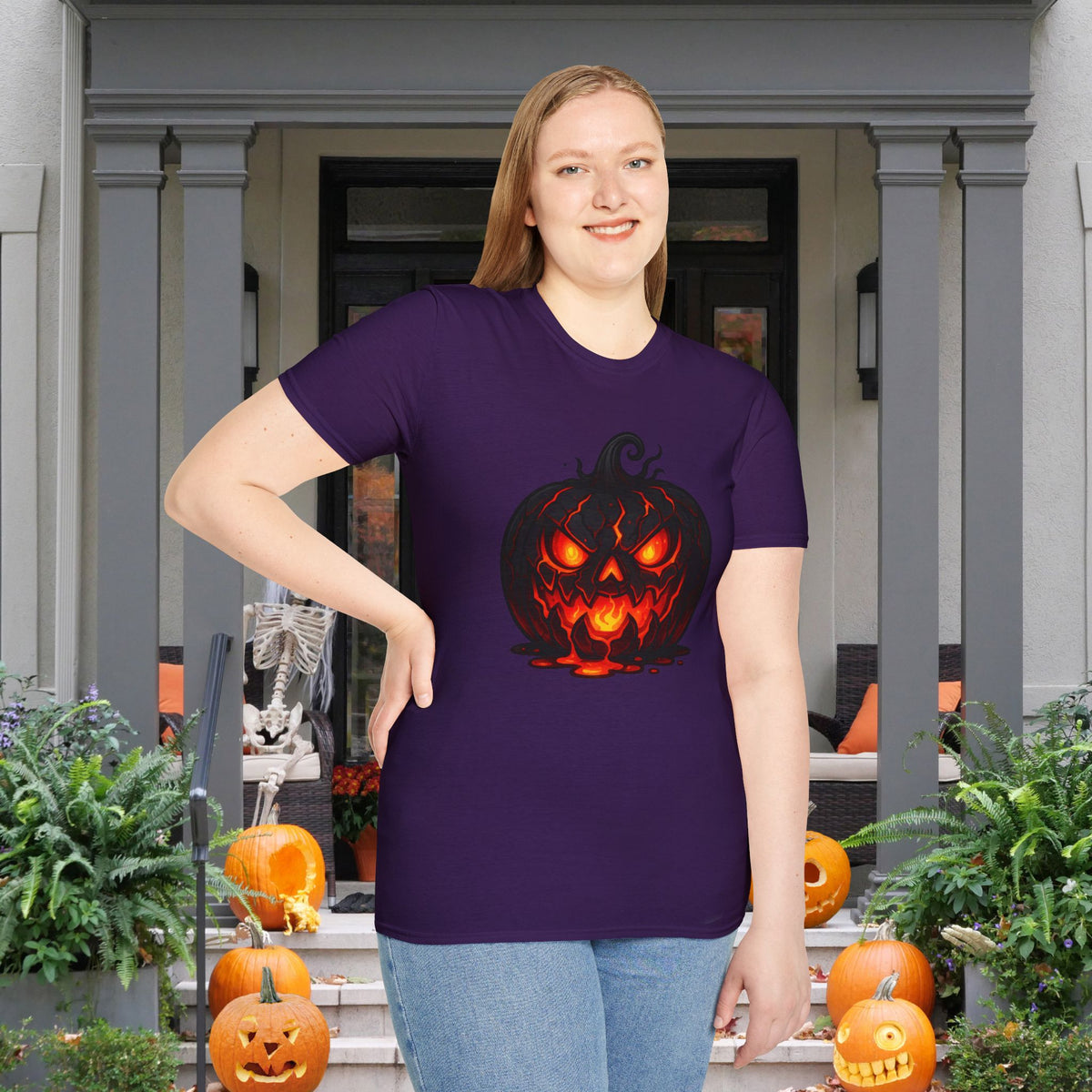 ""Inferno Jack-O’-Lantern Adult T-shirt