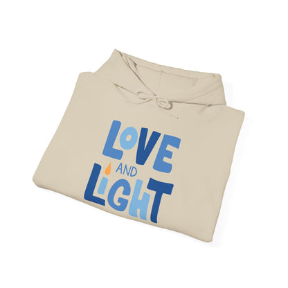 Hanukkah Love & Light 2 Adult Heavy Blend™ Hooded Sweatshirt