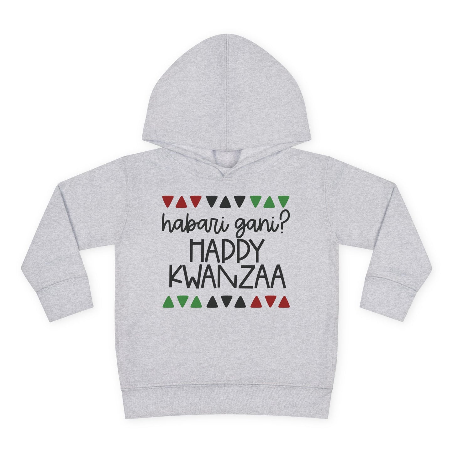 Habari Gani? Happy Kwanzaa Toddler Hoodie