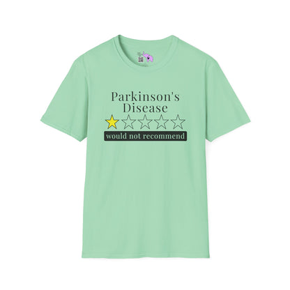 Parkinson's Disease 1 Star Would Not Recommend Adult T-shirt