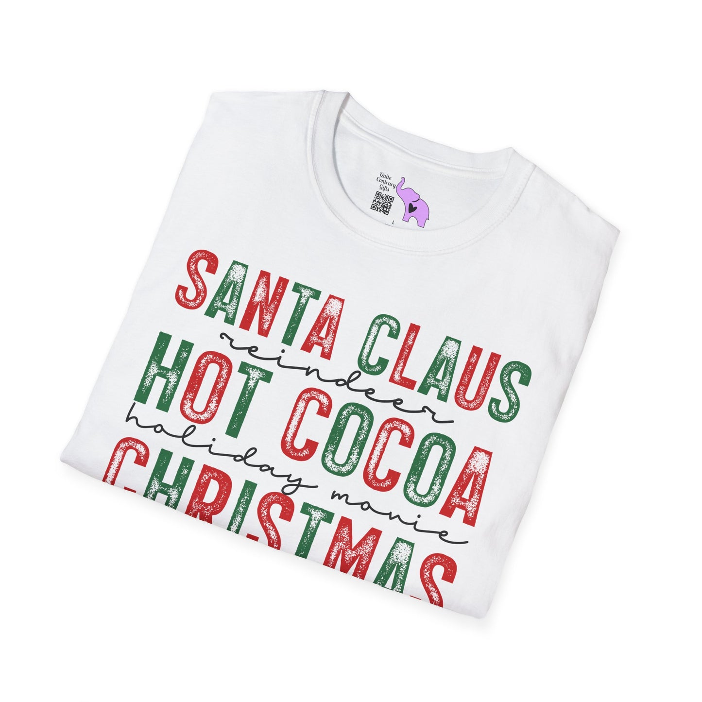Santa Claus Hot Cocoa Chriatmas Adult T-shirt