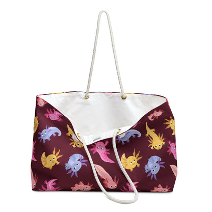 Crimson Axolotls Weekender Bag