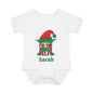 I'm The Boss Elf Personalized Infant Baby Rib Bodysuit