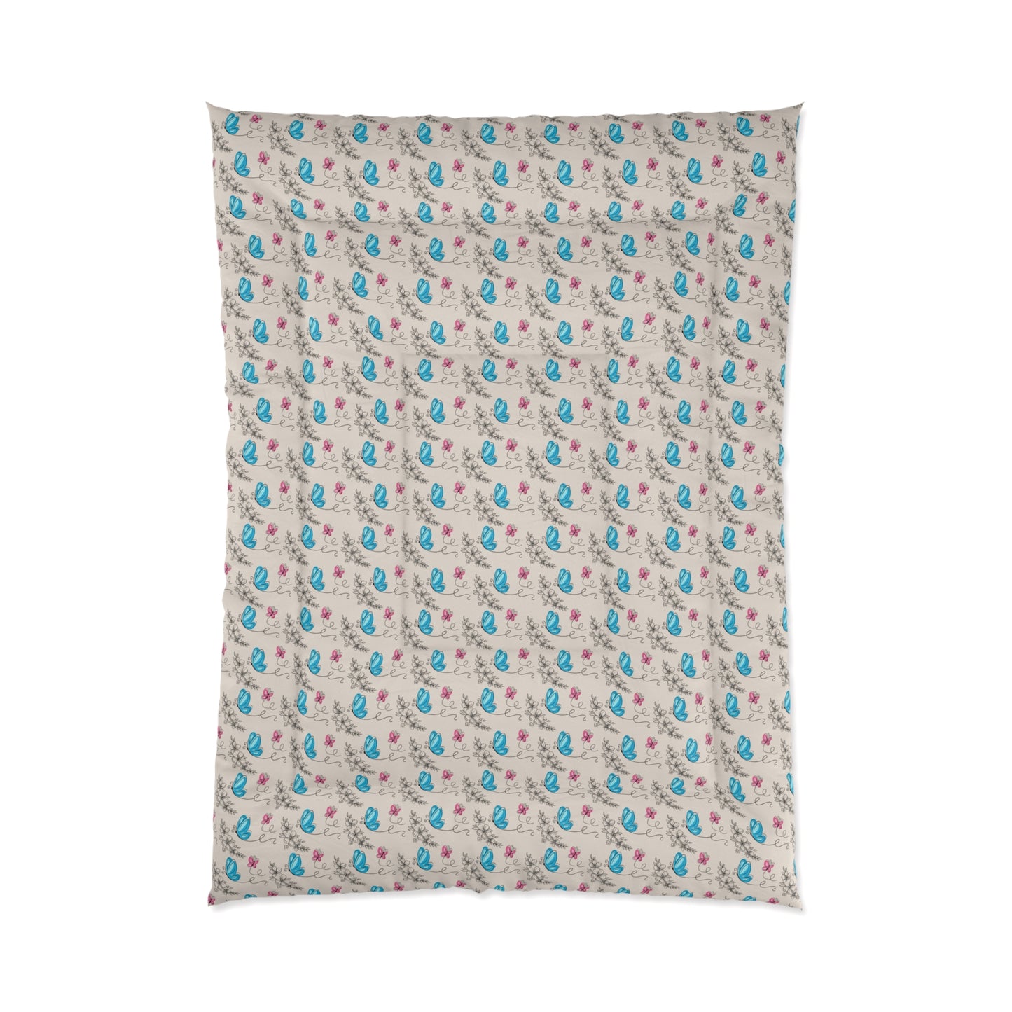 Butterfly Doodles Comforter