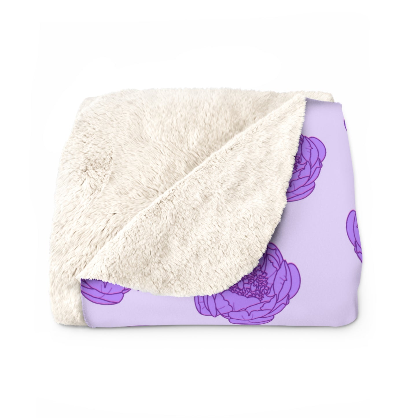 Lilac Mist Peonies Basic Bedding Set