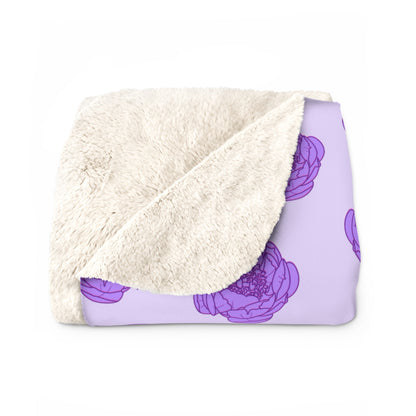 Lilac Mist Peonies Basic Bedding Set