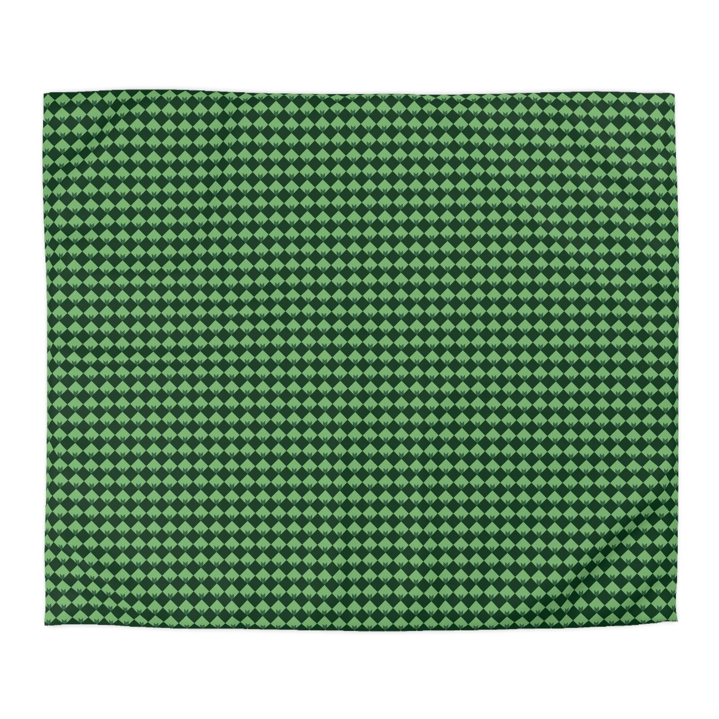 Diamond Bloom- Spruce & Sage Microfiber Duvet Cover