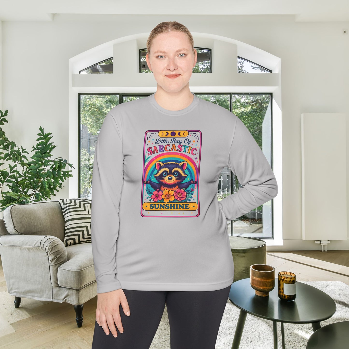 Little Ray of Sarcastic Sunshine Adult Long Sleeve Tee