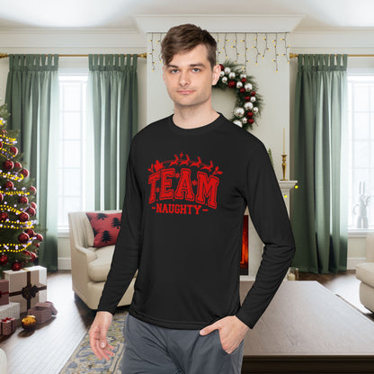 Team Naughty Adult Long Sleeve Tee