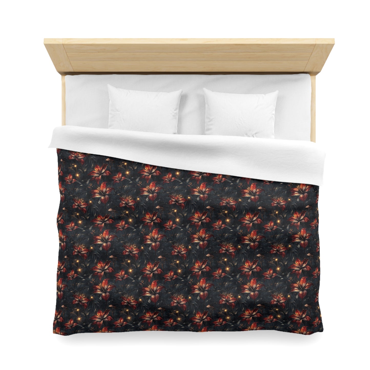 Fire Lilly Dreams Microfiber Duvet Cover