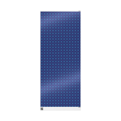 Star of David 3 Hanukkah Wrapping Paper