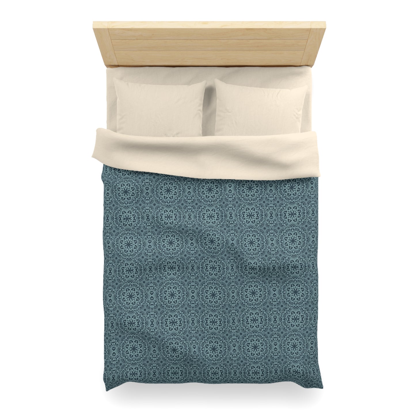 Mandala Midnight Microfiber Duvet Cover