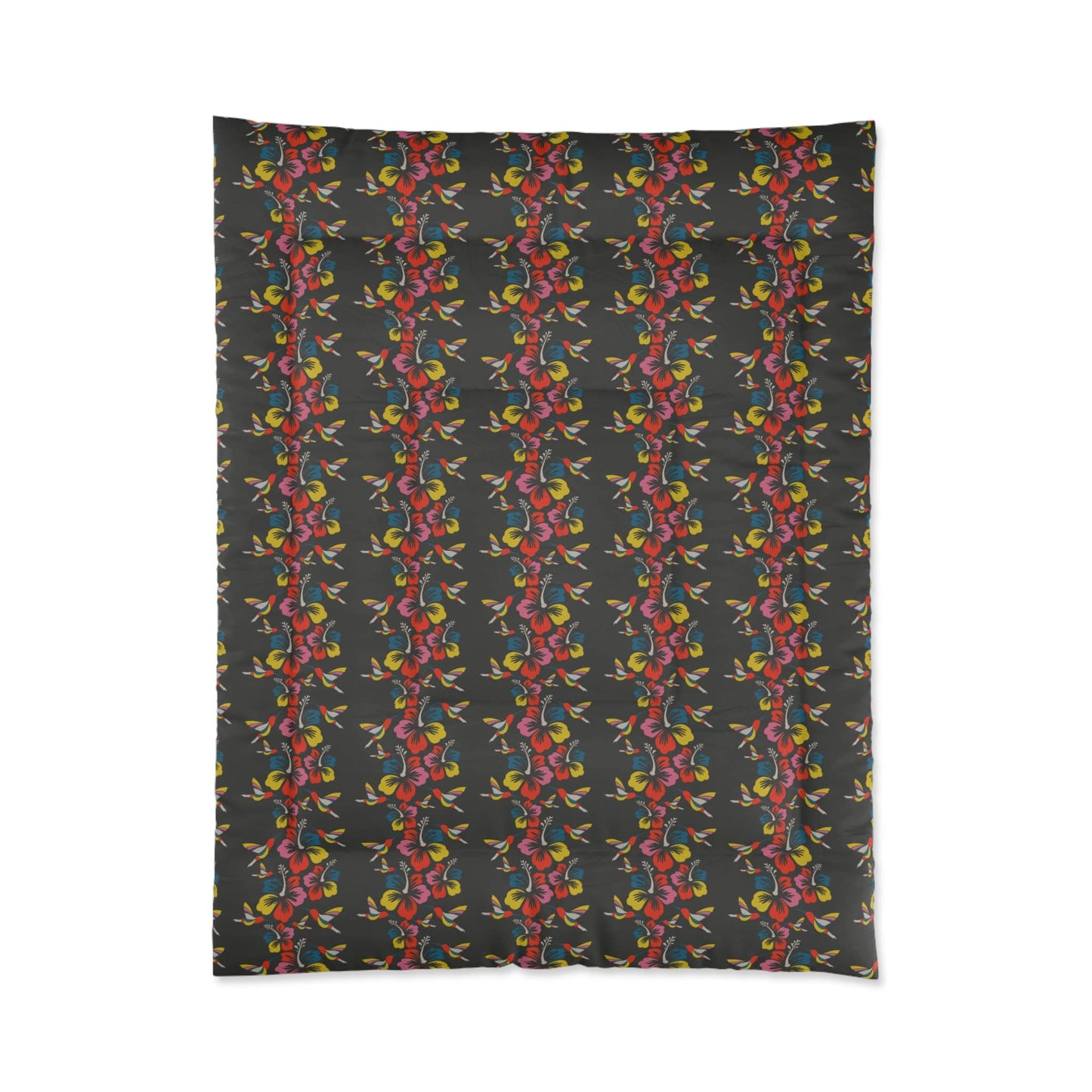 Hummingbirds & Hibiscus Flowers Comforter
