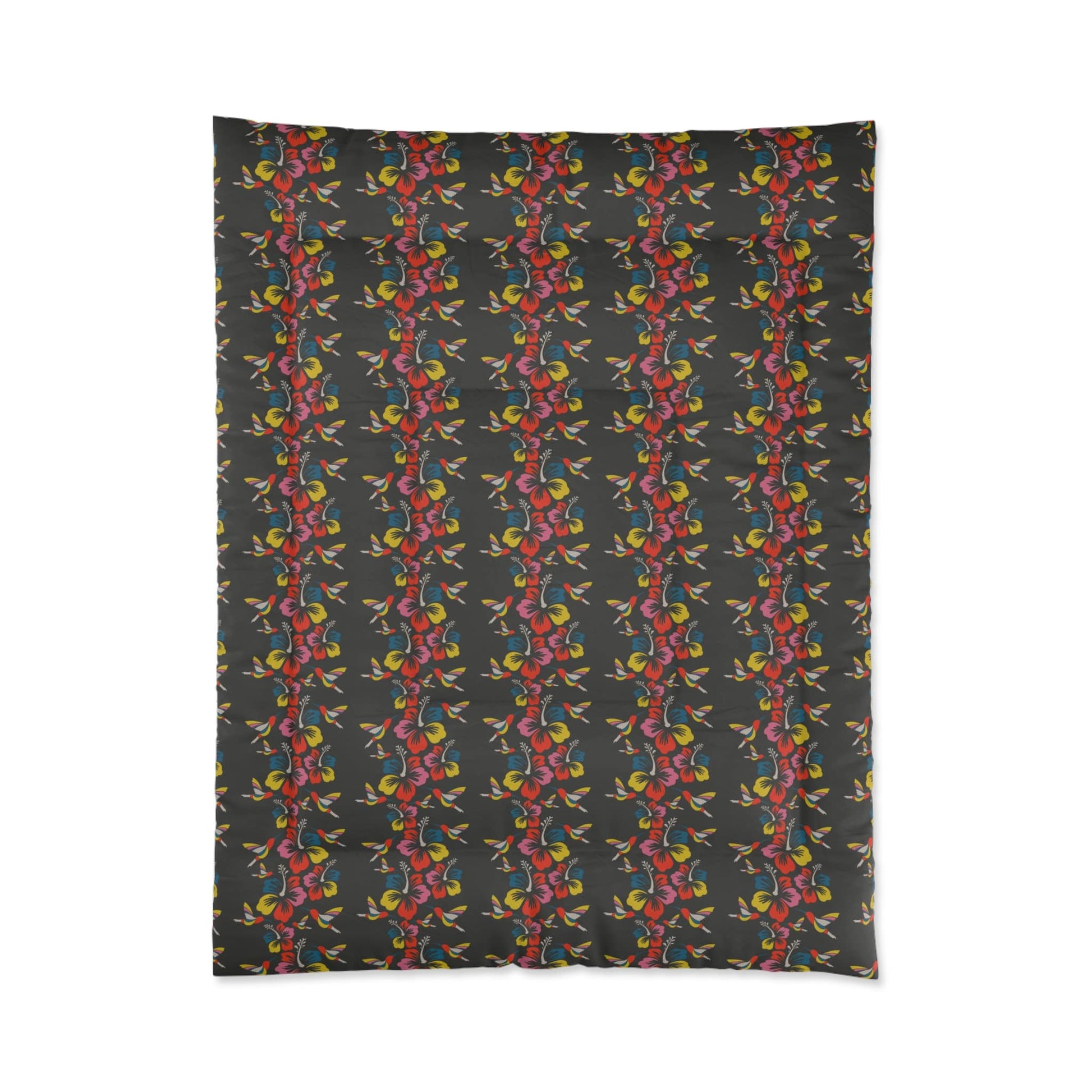 Hummingbirds & Hibiscus Flowers Comforter
