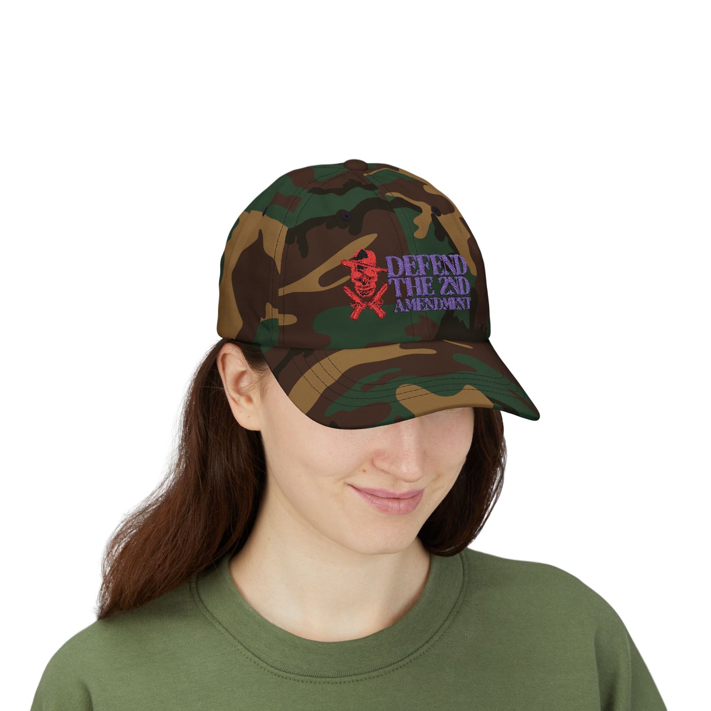 Defend The 2nd Amendment Embroidered Classic Dad Cap
