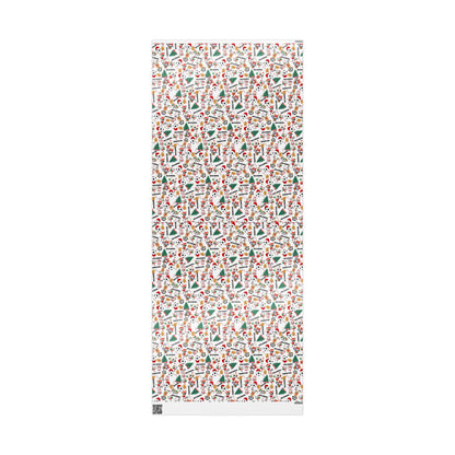 Christmas Soccer Custom Name Wrapping Paper (Micheal)