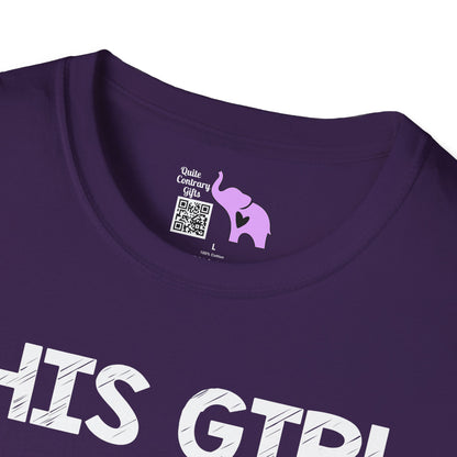 This Girl Runs On Coffee And Sarcasm Adult T-shirt