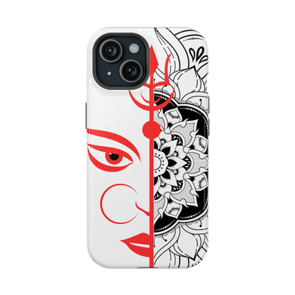 Goddess Durga Mata w/Mandala MagSafe® Compatible Tough Case for iPhone