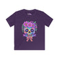 Neon Sugar Skull w/Floral Crown Youth Softstyle Tee
