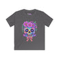 Neon Sugar Skull w/Floral Crown Youth Softstyle Tee