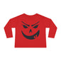 Goofy Grin Jack-O-Lantern Toddler Long Sleeve Tee