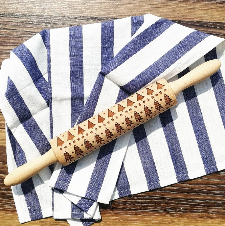 Decorative Embossed Rolling Pins for Baking