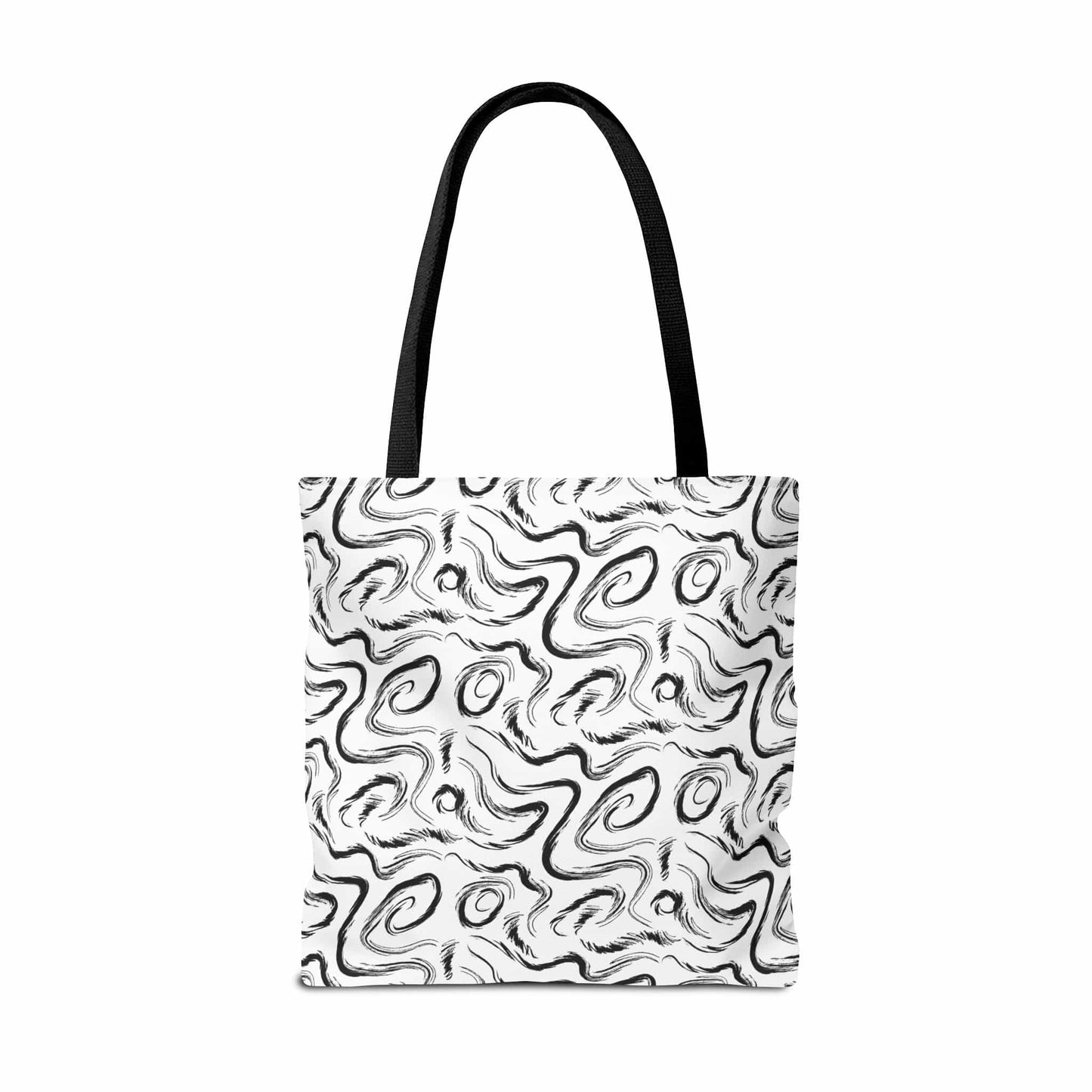 Grunge Scribbles Canvas Tote Bag