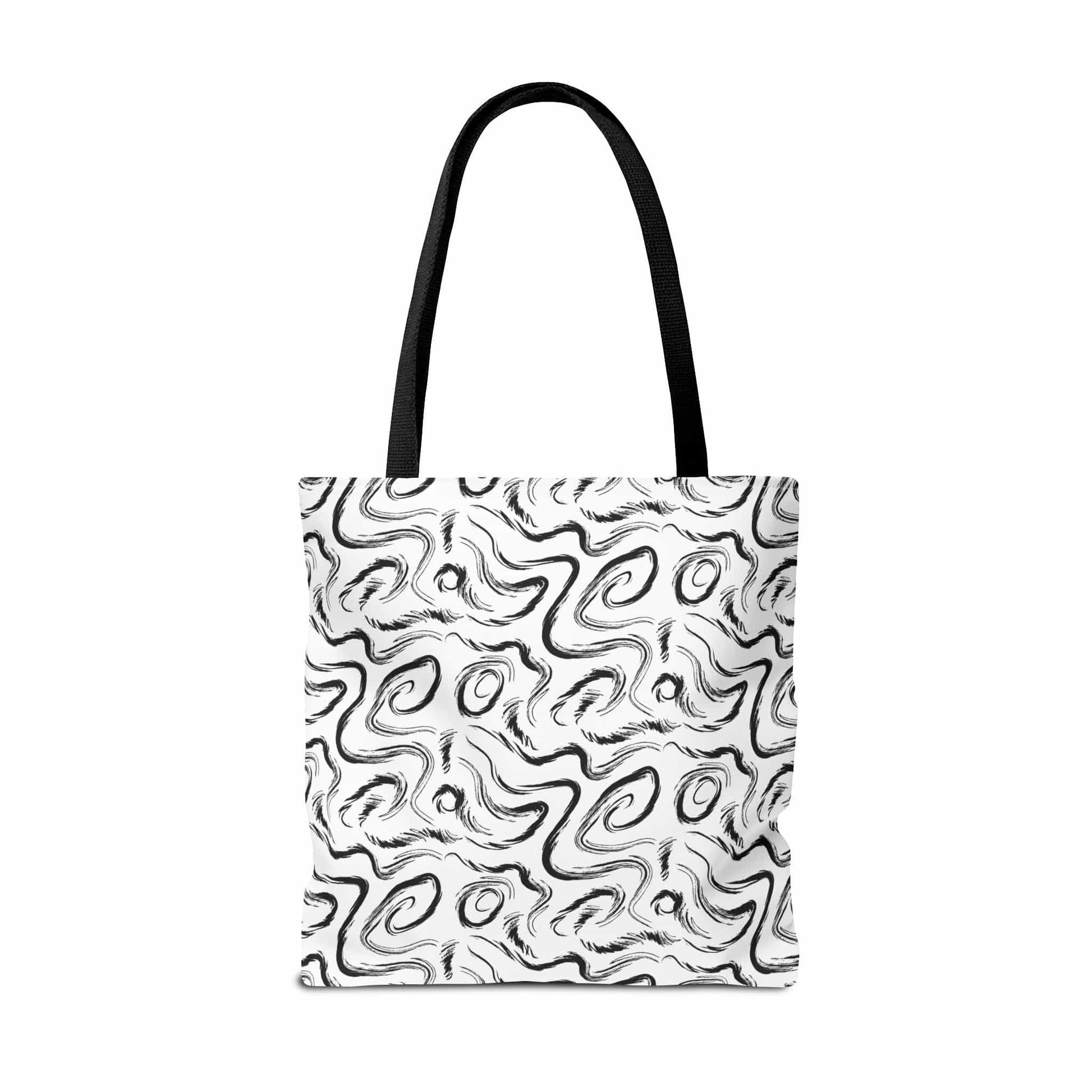 Grunge Scribbles Canvas Tote Bag