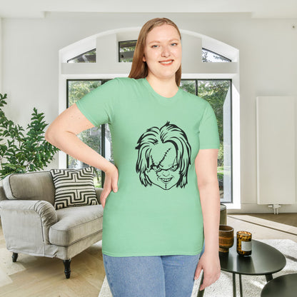 Simple Chucky Face Adult T-shirt