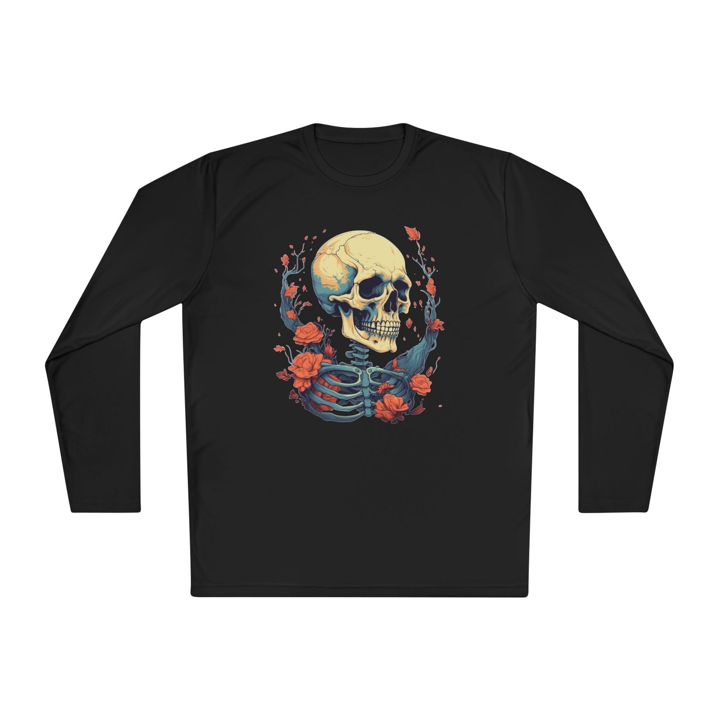 Creepy Bones 8 Adult Long Sleeve Tee