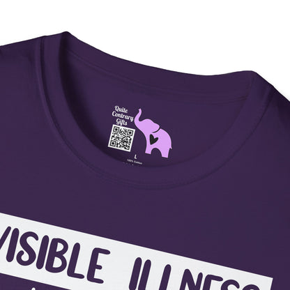 Invisible Illness: Just Because You Can't See It Doesn't Mean It's Not Real Adult T-shirt