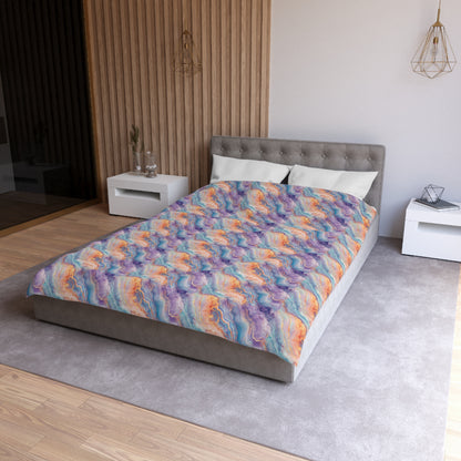 Dreamwave Marble Microfiber Duvet Cover