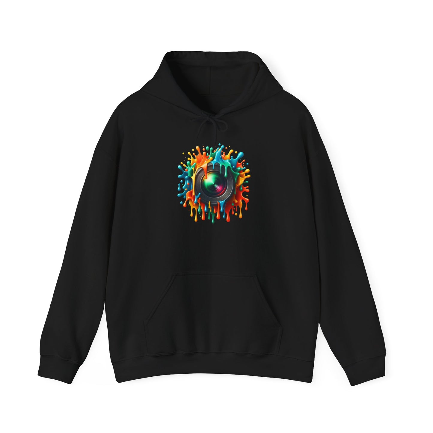 Colorful Cameral Lens Heavy Blend™ Hooded Sweatshirt