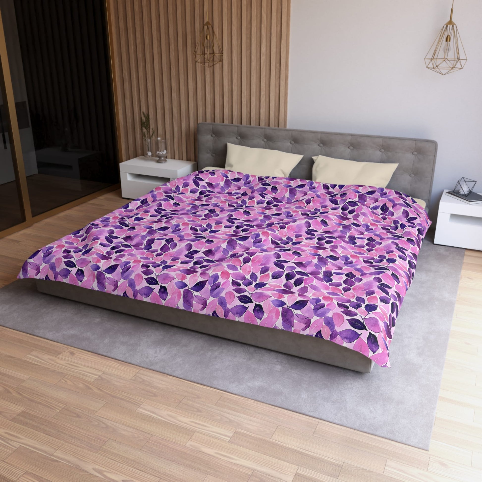 Lilac Serenade Microfiber Duvet Cover