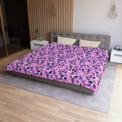 Lilac Serenade Microfiber Duvet Cover