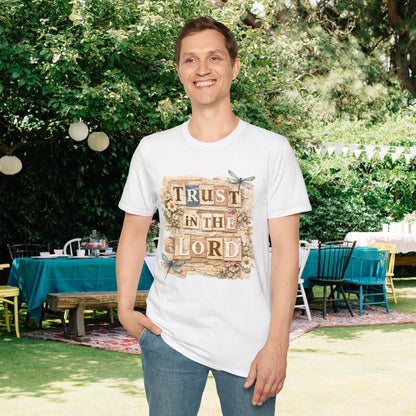 ""Trust In The Lord (Lace Collage) Adult T-shirt